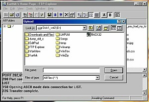 File Selector box for uploading files